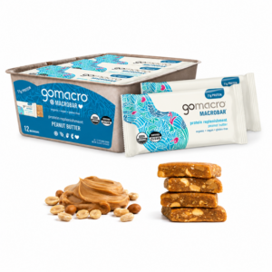 Gomacro Organic Peanut Butter Protein Bar 2.3oz 12ct